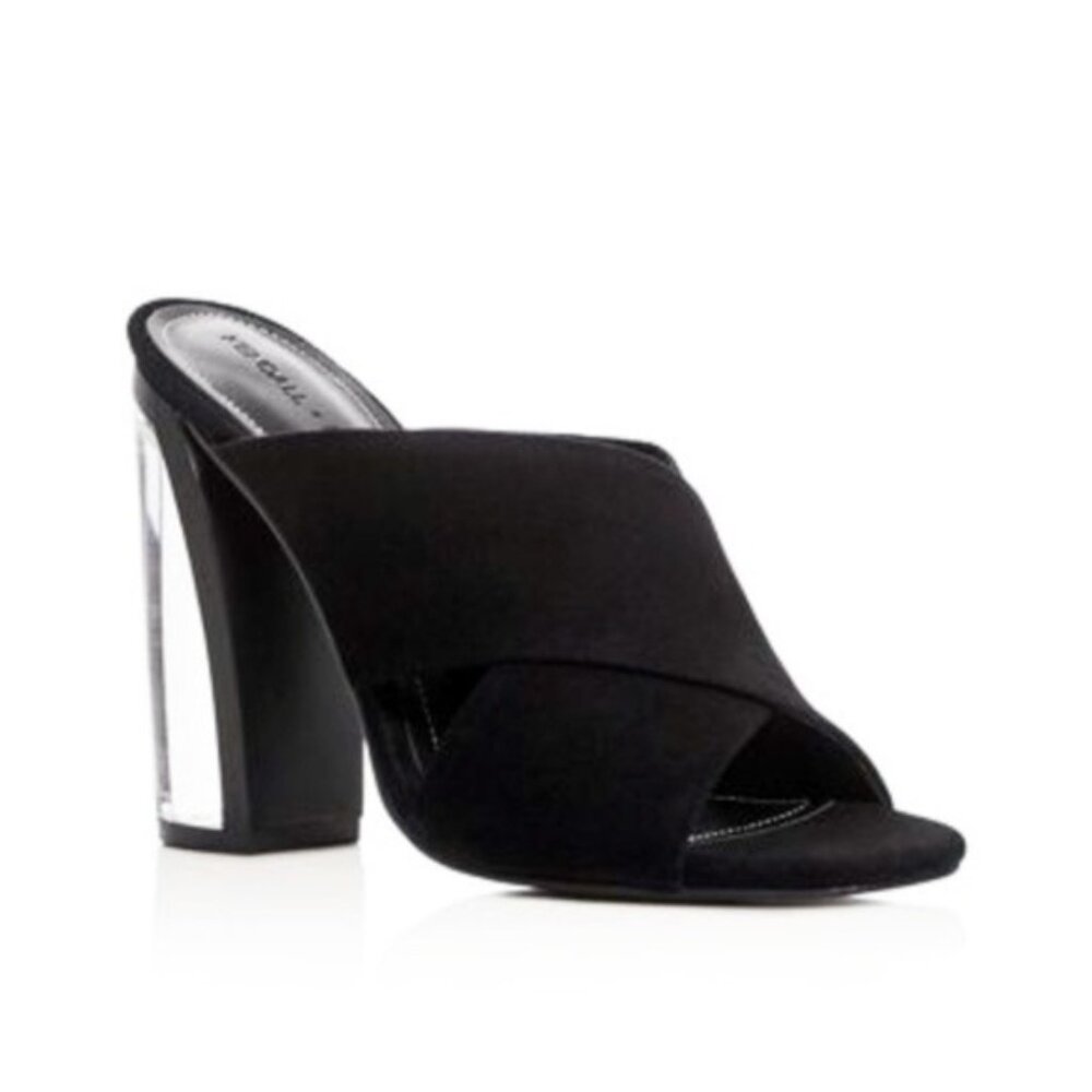 Revolve Kendall & Kylie womens Mules High Heel Suede Whimsigoth Fairy Party